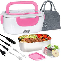 Lunch Box Termico con Contenitori - Rosa