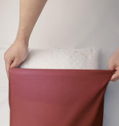 Federe per Cuscino in Cotone Premium - Bordeaux