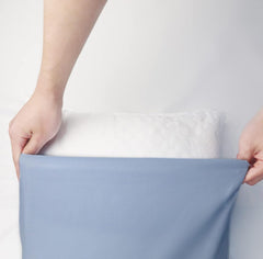 Federe per Cuscino in Cotone Premium - Celeste