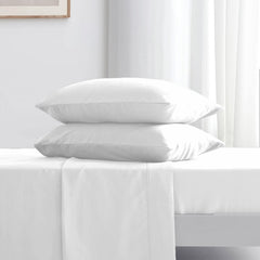 Completo Lenzuola in Microfibra 3 Pezzi - Bianco