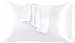 Federe per Cuscino in Raso Set 2 Pezzi - Bianco