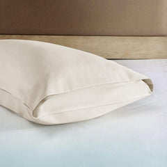 Federe per Cuscino in Microfibra Morbida - Beige