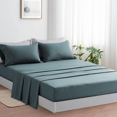 Completo Lenzuola in Microfibra 3 Pezzi - Verde