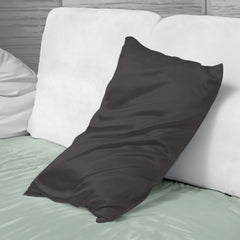 Federa in Seta Naturale 22 Momme - Grigio Scuro