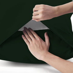 Federe per Cuscino in Cotone Premium - Verde Bosco