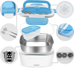 Lunch Box Termico con Contenitori - Blu