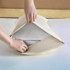 Federe per Cuscino in Microfibra Morbida - Beige
