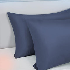 Federe per Cuscino in Microfibra Morbida - Blu