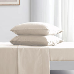 Completo Lenzuola in Microfibra 3 Pezzi - Beige