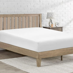 Lenzuolo Sotto con Angoli in Microfibra - Bianco