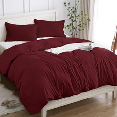 Set Copripiumino in Cotone con Federa - Beige