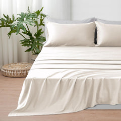 Completo Lenzuola in Microfibra 3 Pezzi - Beige