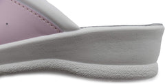 Ciabatte Sanitarie Anatomiche in Pelle da Donna - Rosa Donna