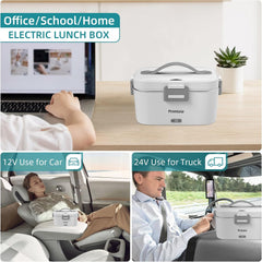 Lunch Box Termico con Contenitori - Bianco