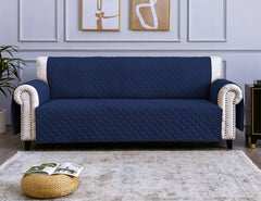 Copridivano Imbottito Antimacchia - Blu