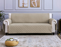 Copridivano Imbottito Antimacchia - Beige