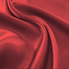 Federe per Cuscino in Raso Set 2 Pezzi - Rosso