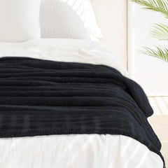 Coperta Plaid Morbida per Letto e Divano - Khaki