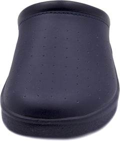 Ciabatte Sanitarie Anatomiche in Pelle da Uomo - Blu Uomo