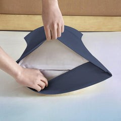 Federe per Cuscino in Microfibra Morbida - Blu