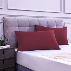 Federe per Cuscino in Cotone Premium - Bordeaux