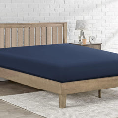 Lenzuolo Sotto con Angoli in Microfibra - Blu