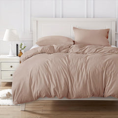 Set Copripiumino in Cotone con Federa - Rosa