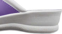 Ciabatte Sanitarie Anatomiche in Pelle da Donna - Viola Donna