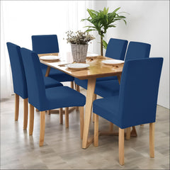 Coprisedia in Pile Corallo Elasticizzato - Blu