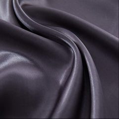 Federe per Cuscino in Raso Set 2 Pezzi - Grigio Scuro