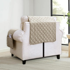 Copridivano Impermeabile Reversibile - Beige