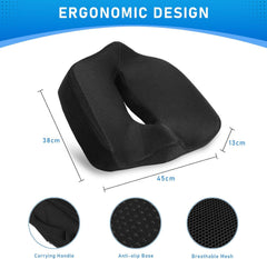 Cuscino da Seduta Ergonomico - Nero
