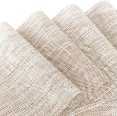 Tovagliette Americane Lavabili per Tavola - Beige