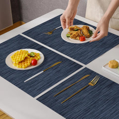 Tovagliette Americane Lavabili per Tavola - Blu