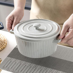 Tovagliette Americane Lavabili per Tavola - Grigio