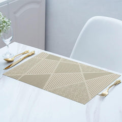 Tovagliette Americane Lavabili per Tavola - Beige