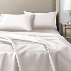 Federe per Cuscino in Raso Set 2 Pezzi - Beige