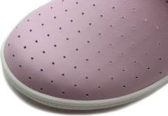 Ciabatte Sanitarie Anatomiche in Pelle da Donna - Rosa Donna