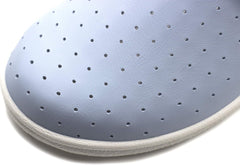 Ciabatte Sanitarie Anatomiche in Pelle da Donna - Celeste Donna