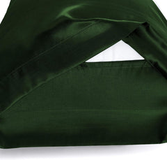 Federe per Cuscino in Raso Set 2 Pezzi - Verde