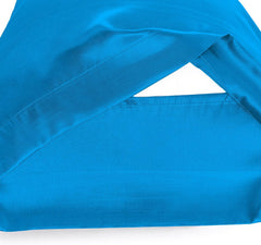 Federe per Cuscino in Raso Set 2 Pezzi - Blu Marino