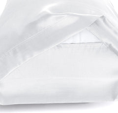 Federe per Cuscino in Raso Set 2 Pezzi - Bianco