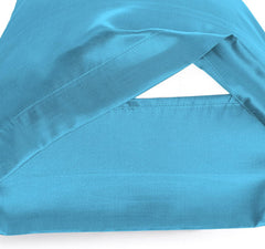 Federe per Cuscino in Raso Set 2 Pezzi - Azzurro