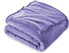 Coperta Plaid Morbida per Letto e Divano - Lilla / 130x160CM