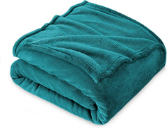 Coperta Plaid Morbida per Letto e Divano - Verde / 230x270