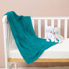 Coperta Plaid Morbida per Letto e Divano - Verde / 77x102
