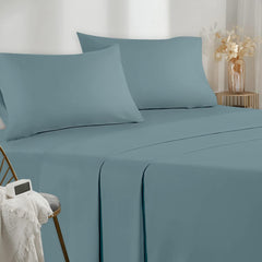 Completo Lenzuola in Microfibra Morbida - Verde / 160x190/200 cm