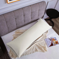 Federe per Cuscino in Microfibra Morbida - Beige / 50x150 cm