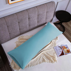 Federe per Cuscino in Microfibra Morbida - Celeste / 50x150 cm