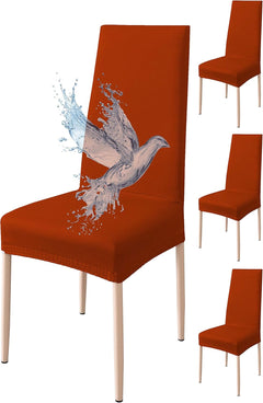 Coprisedia Impermeabile Elasticizzato - Arancione / 4 pezzi